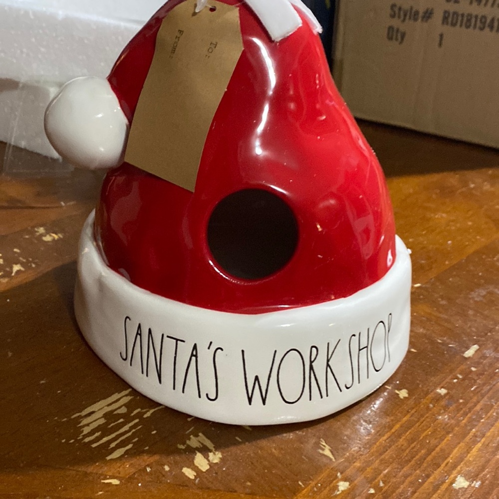 Santa birdhouse
